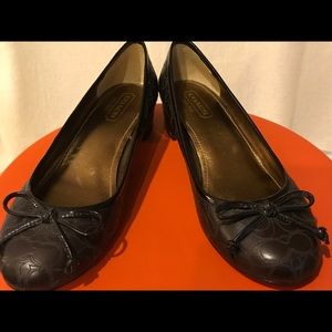 Brown Coach flats